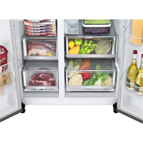 LG GC-X257CSES Side By Side Refrigerator Inverter