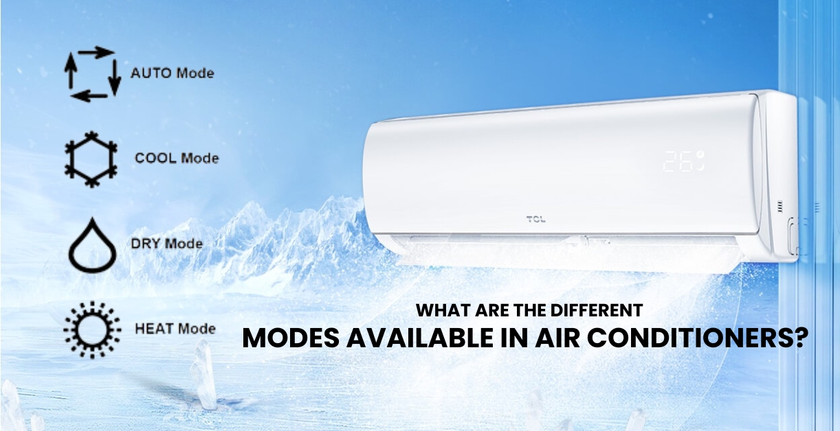 Different modes in air conditioners