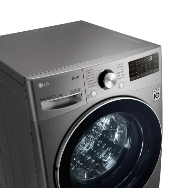 LG F0L9DGP2S Front Load Washer & Dryer 15kg/8 Kg AI DD™ - Image 5