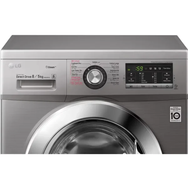 LG Front Load Washer & Dryer FH4G6TDG6 (8/5 Kg) - Image 4